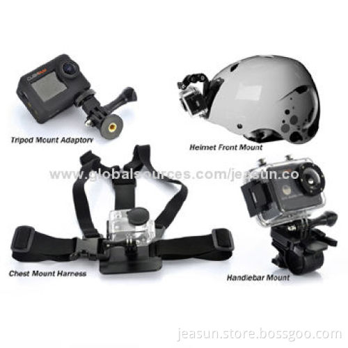 Mini Fifty Meters Waterproof 1.080P Full HD Wearable Cycling Helmet Camera